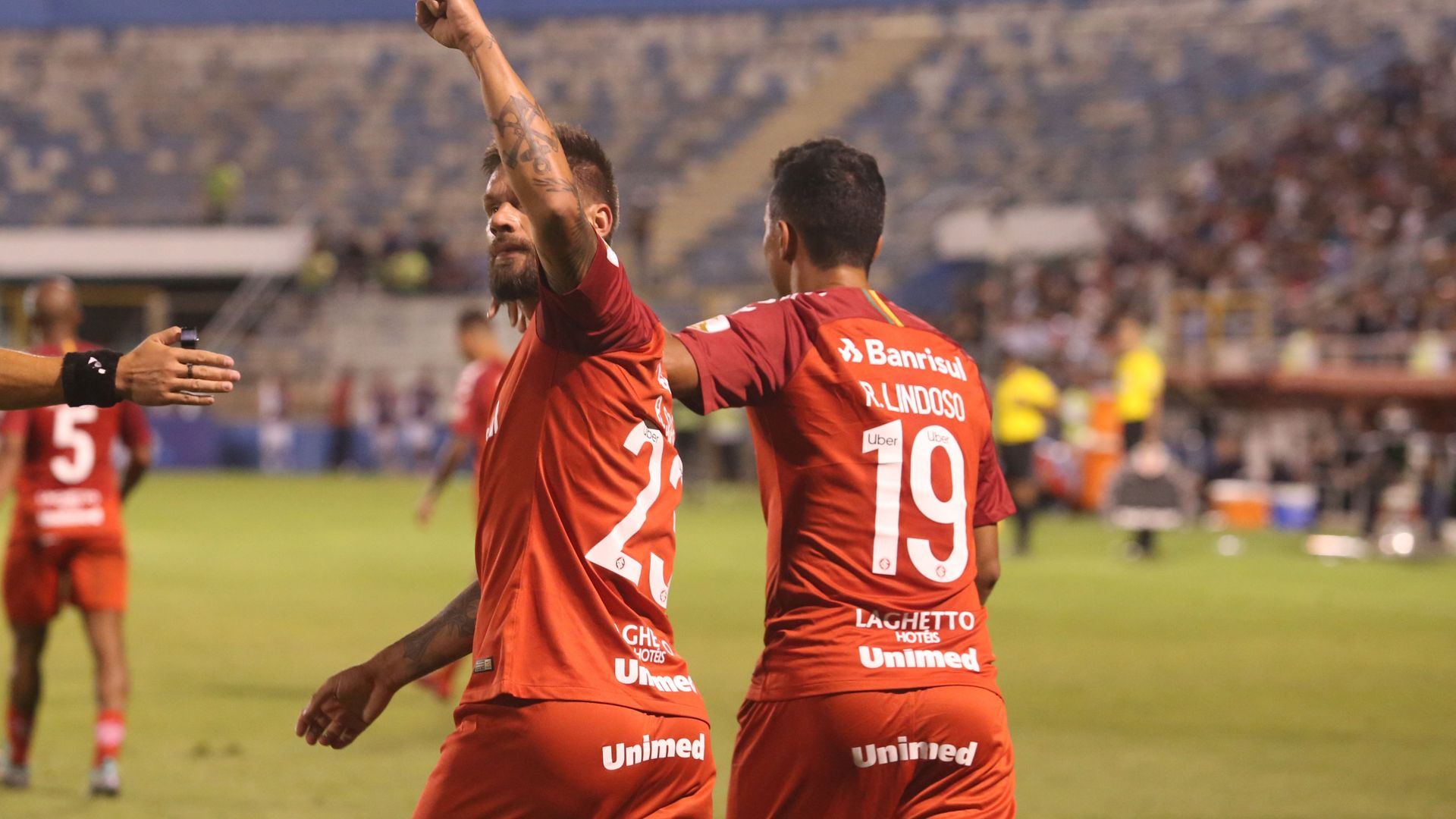 Rafael Sóbis Palestino Internacional Copa Libertadores 06032019