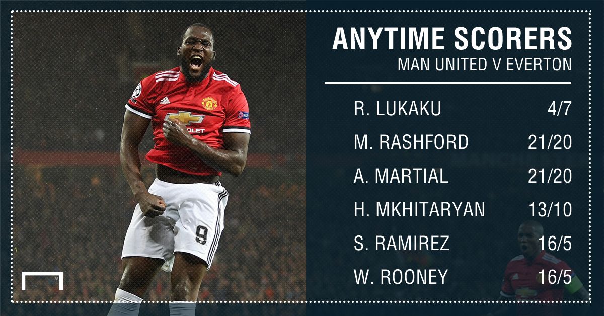 Manchester United Everton graphic goalscorer