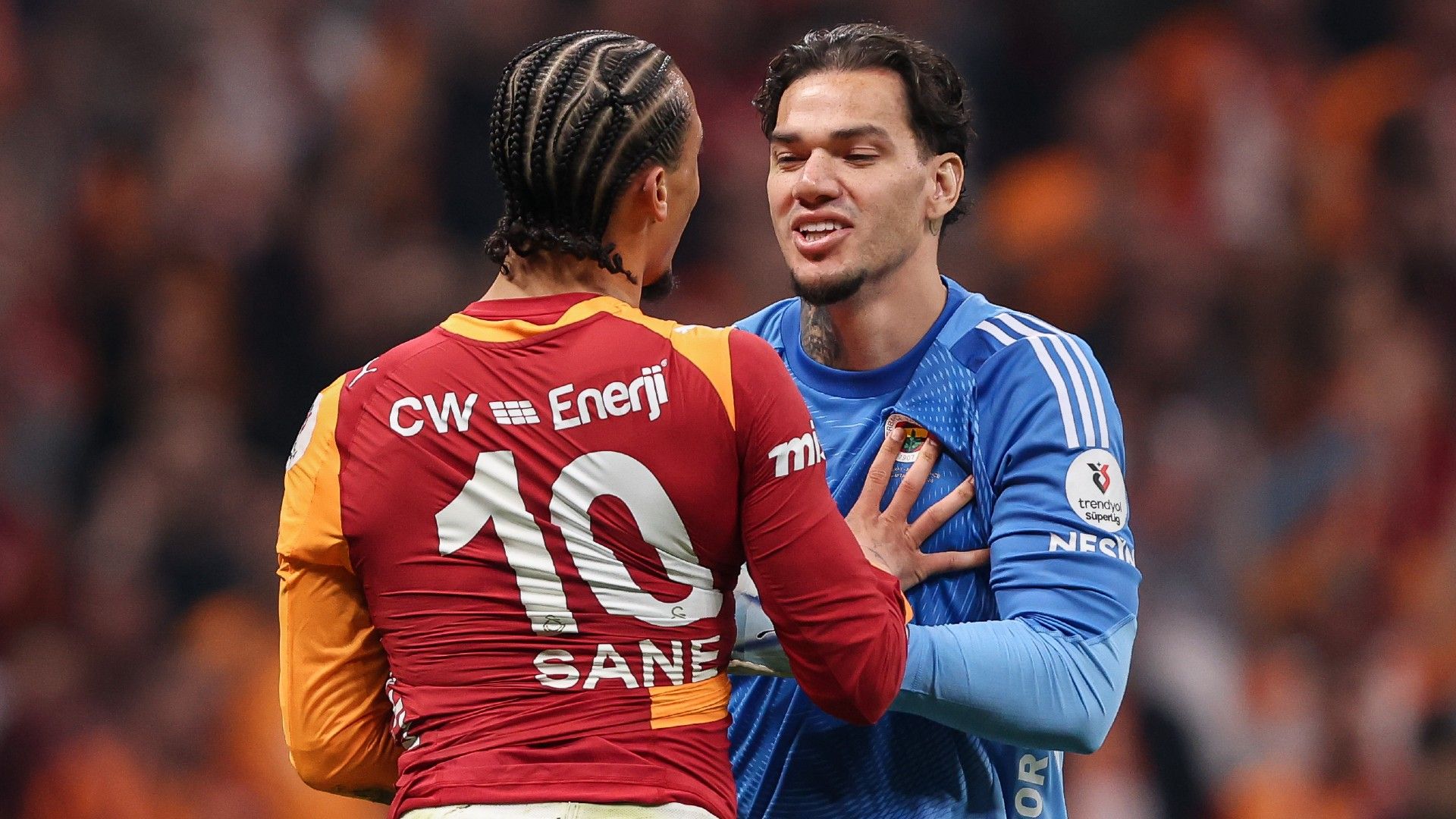 LEROY SANE GALATASARAY EDERSON FENERBAHCE 