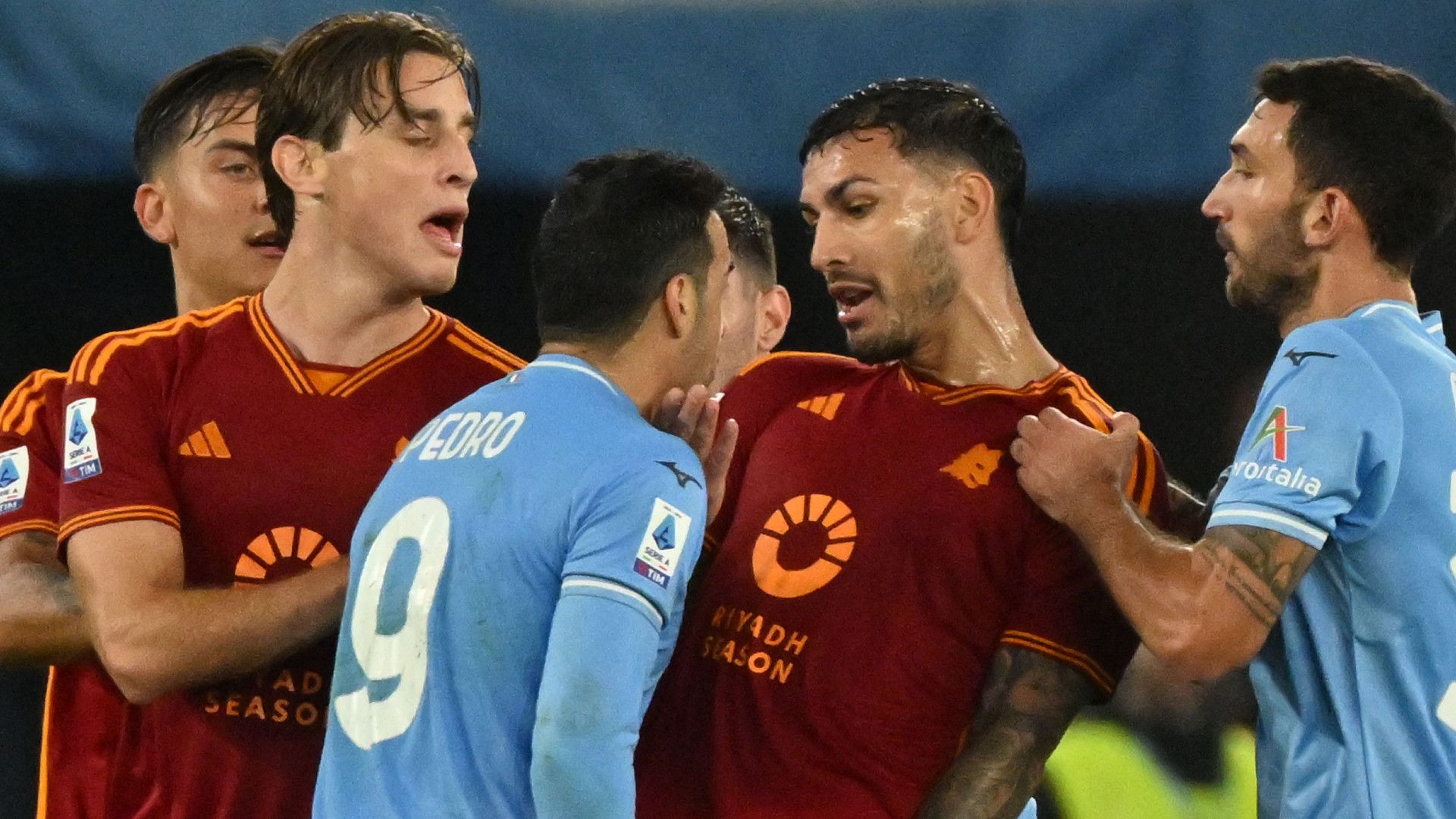 PEDRO LAZIO LEANDRO PAREDES ROMA SERIE A 12112023