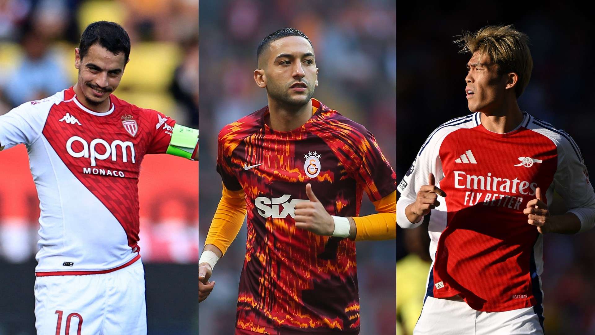 Ben Yedder Ziyech Tomiyasu