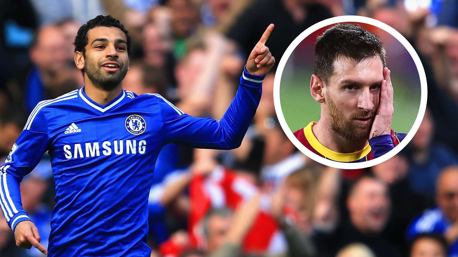 GFX Mohamed Salah Lionel Messi