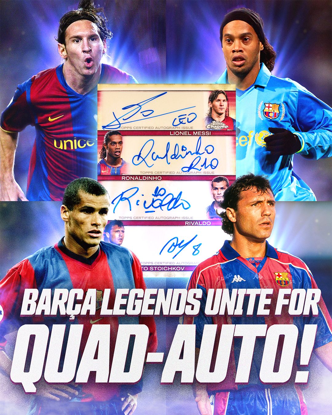 Barcelona legends Topps