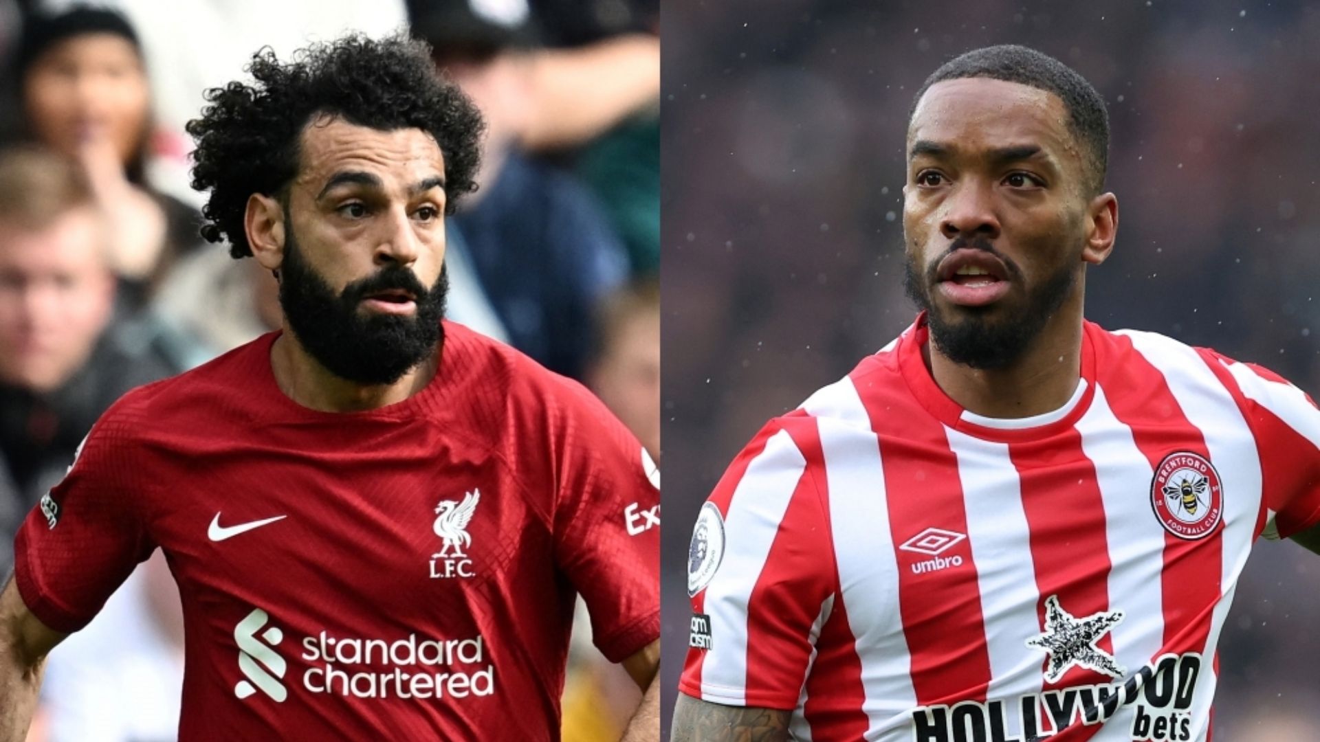 Mohamed Salah Liverpool  Ivan Toney Brentford