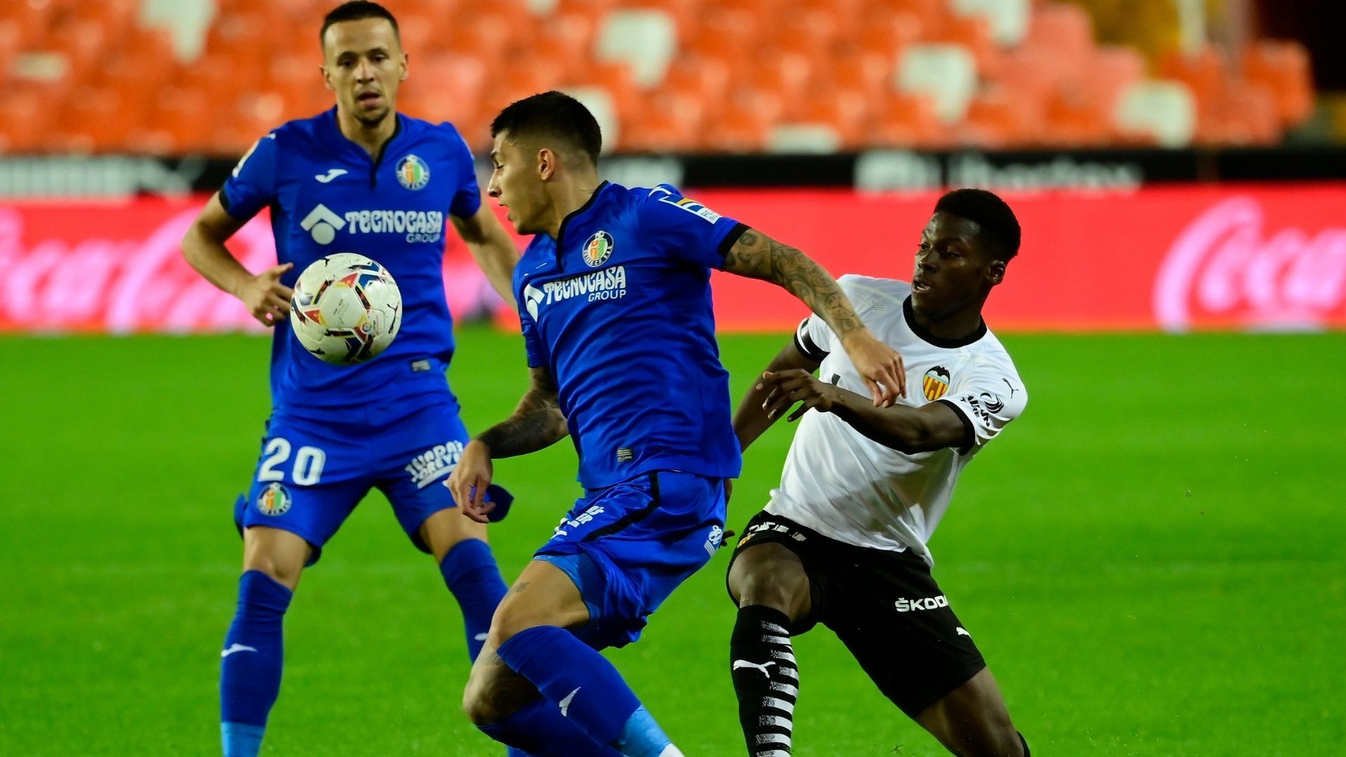 Olivera yunus musah Getafe Valencia La Liga 011120