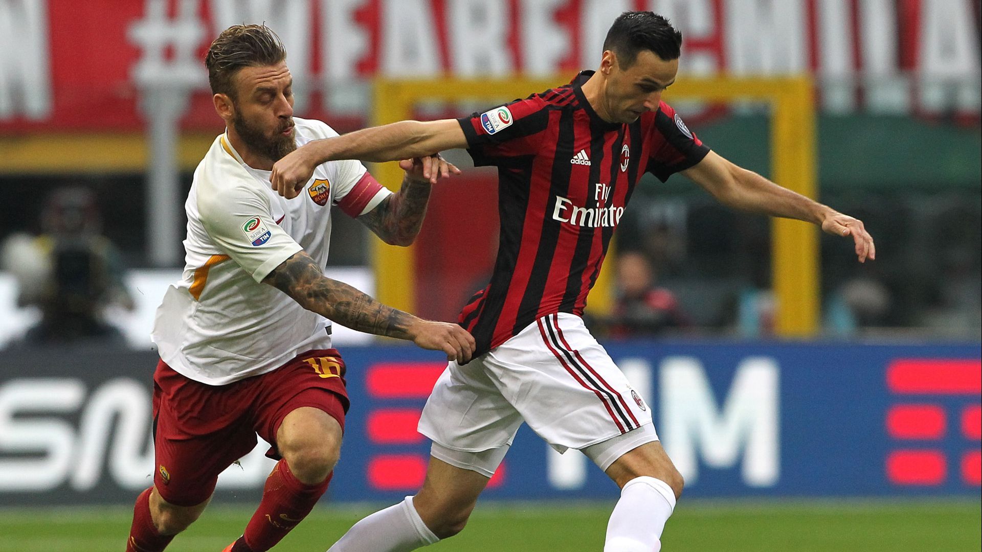 Nikola Kalinic Daniele De Rossi Milan Roma