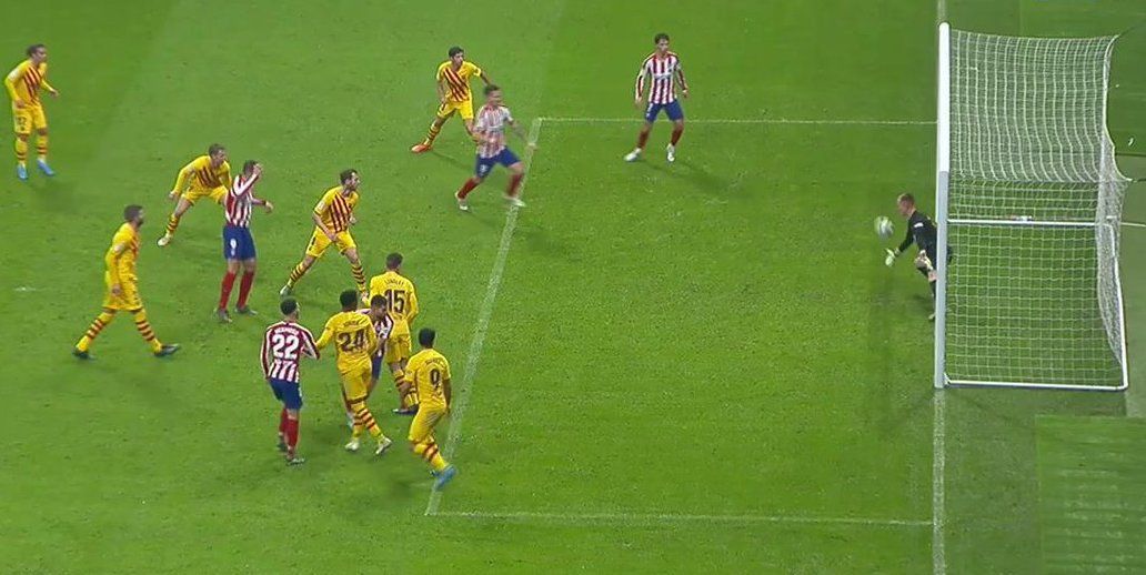 Parada Ter Stegen Atlético Barcelona