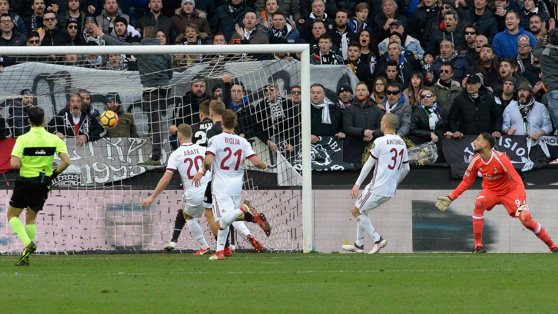 Gianluigi Donnarumma Udinese Milan Serie A