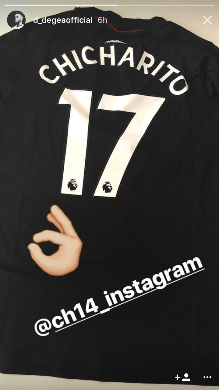 uniforme chicharito david de gea