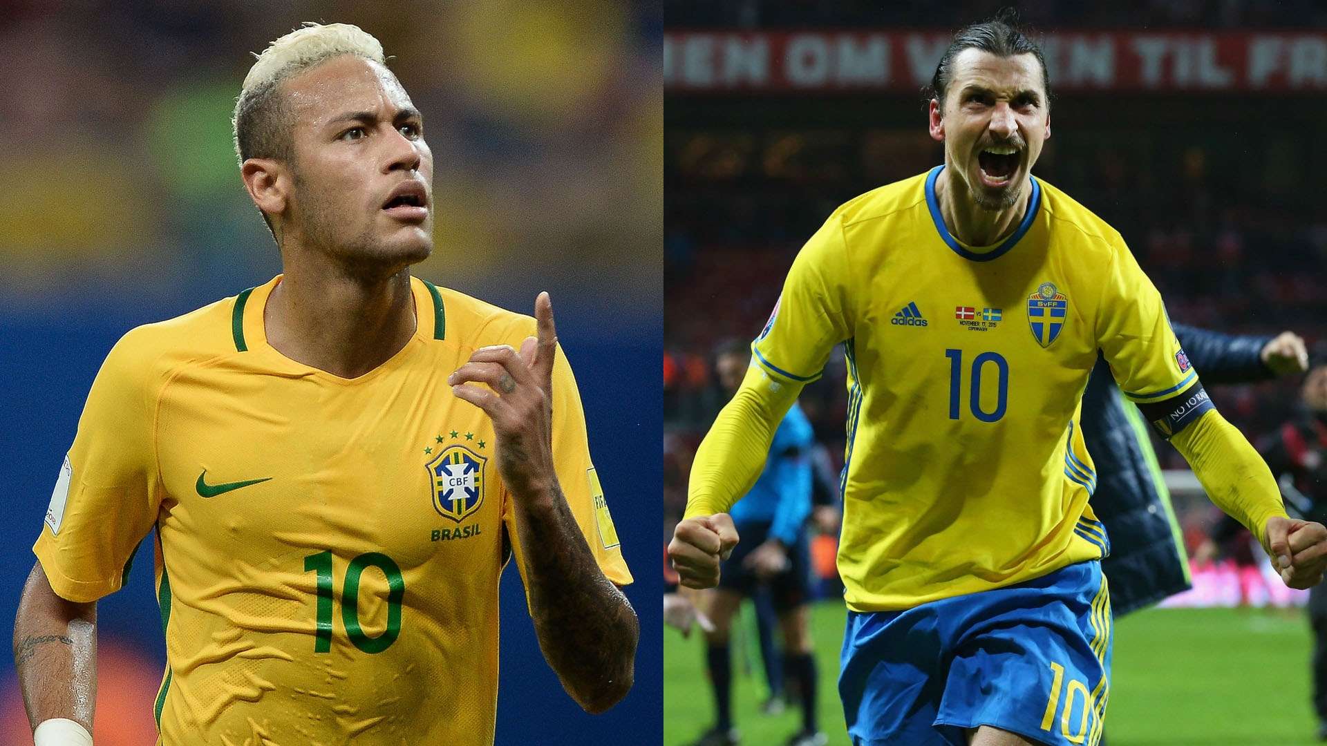 Neymar Zlatan Ibrahimovic Football All Star