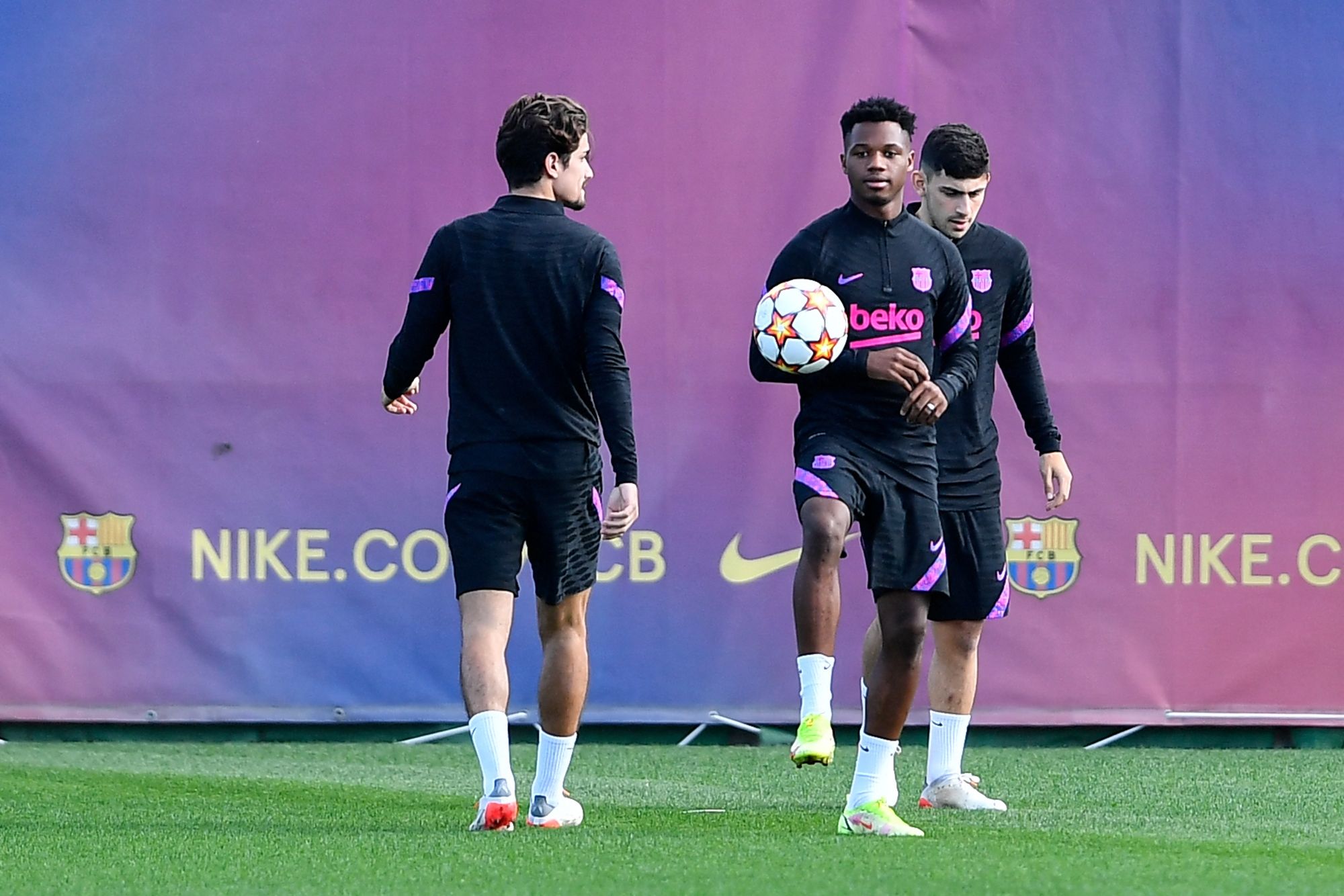 Barcelona Ansu Fati Training