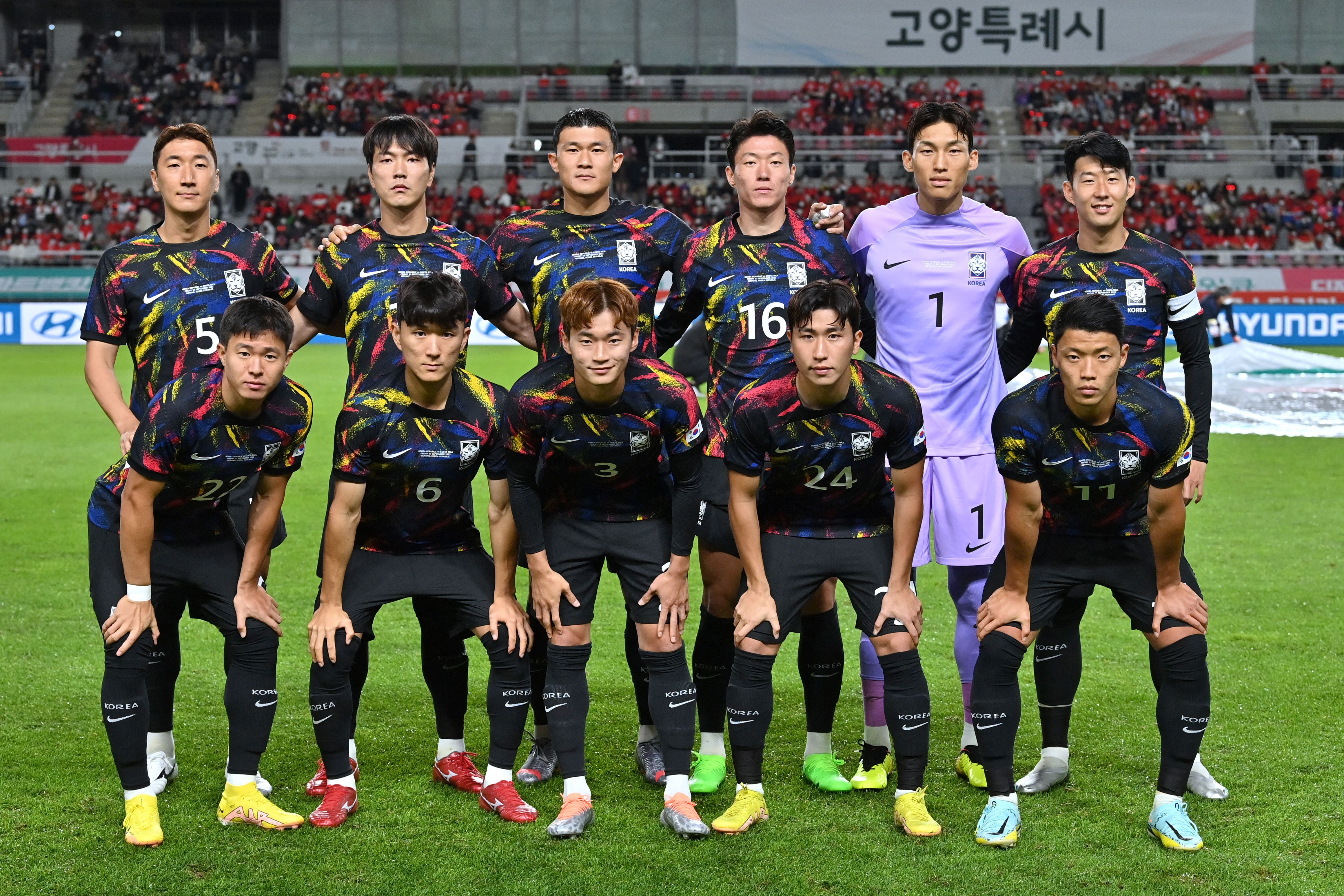 코스타리카전 단체사진