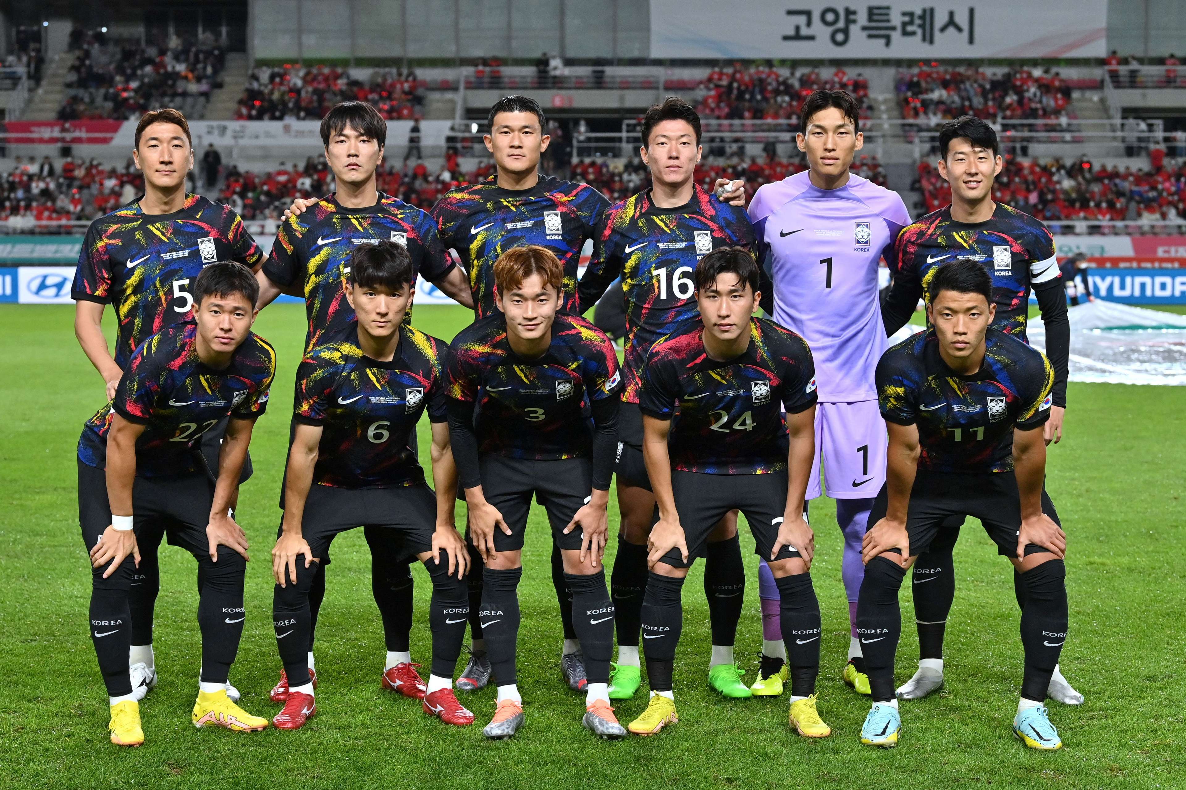 코스타리카전 단체사진