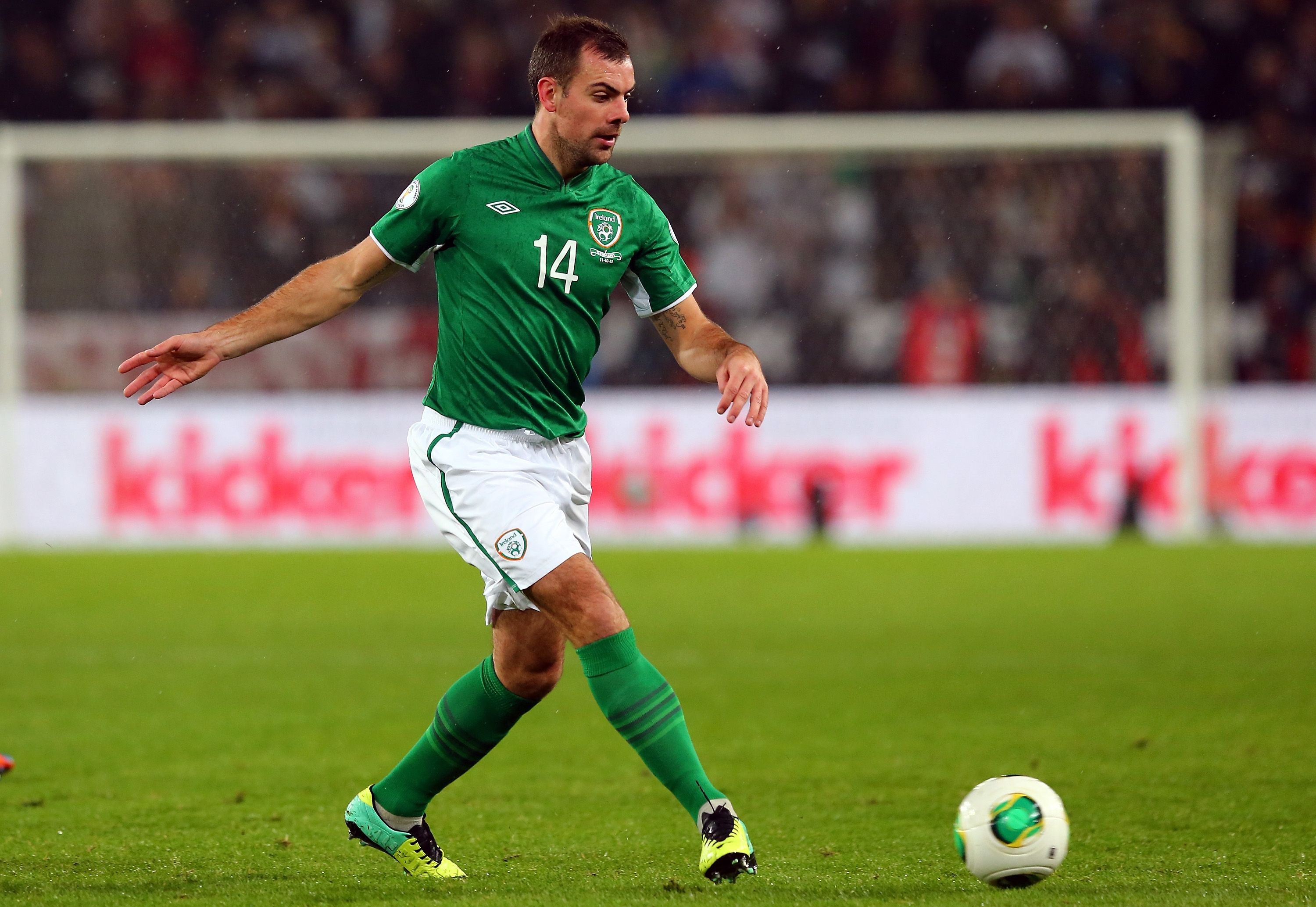 Ireland midfielder Darron Gibson