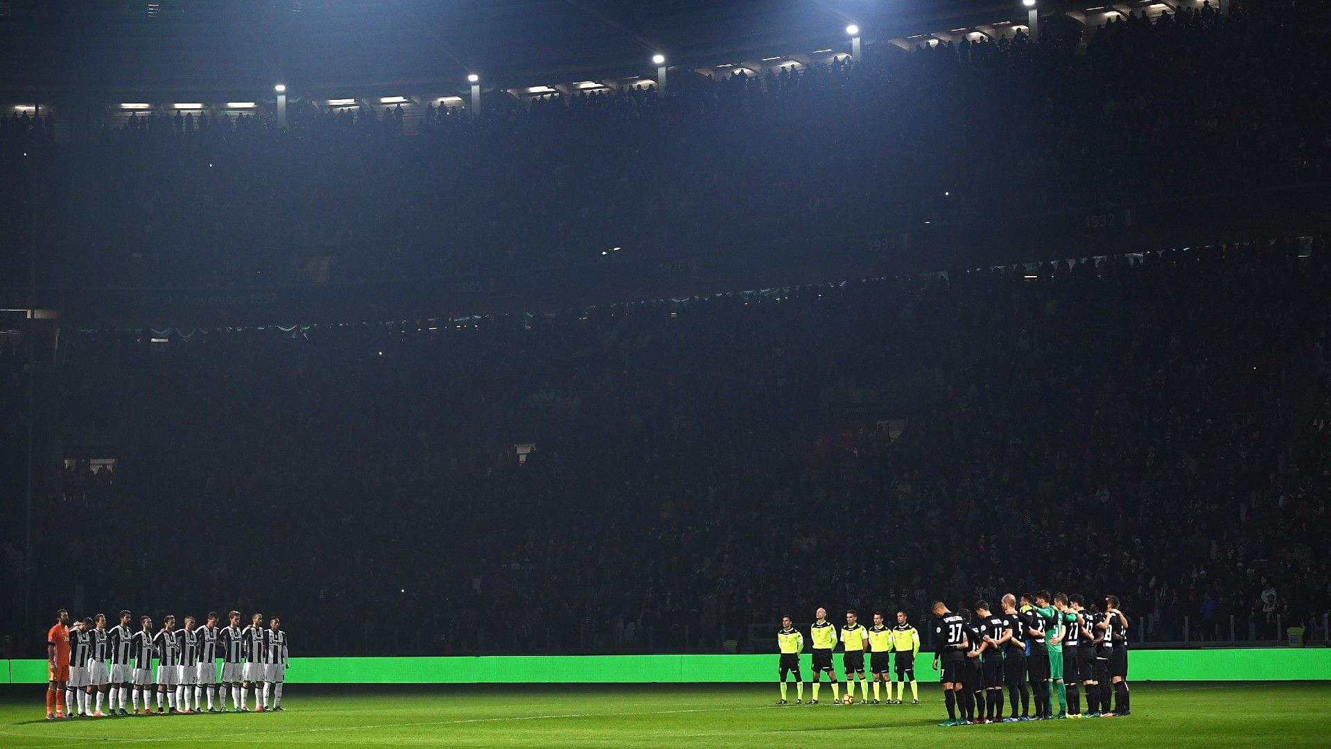 Allianz Stadium silence