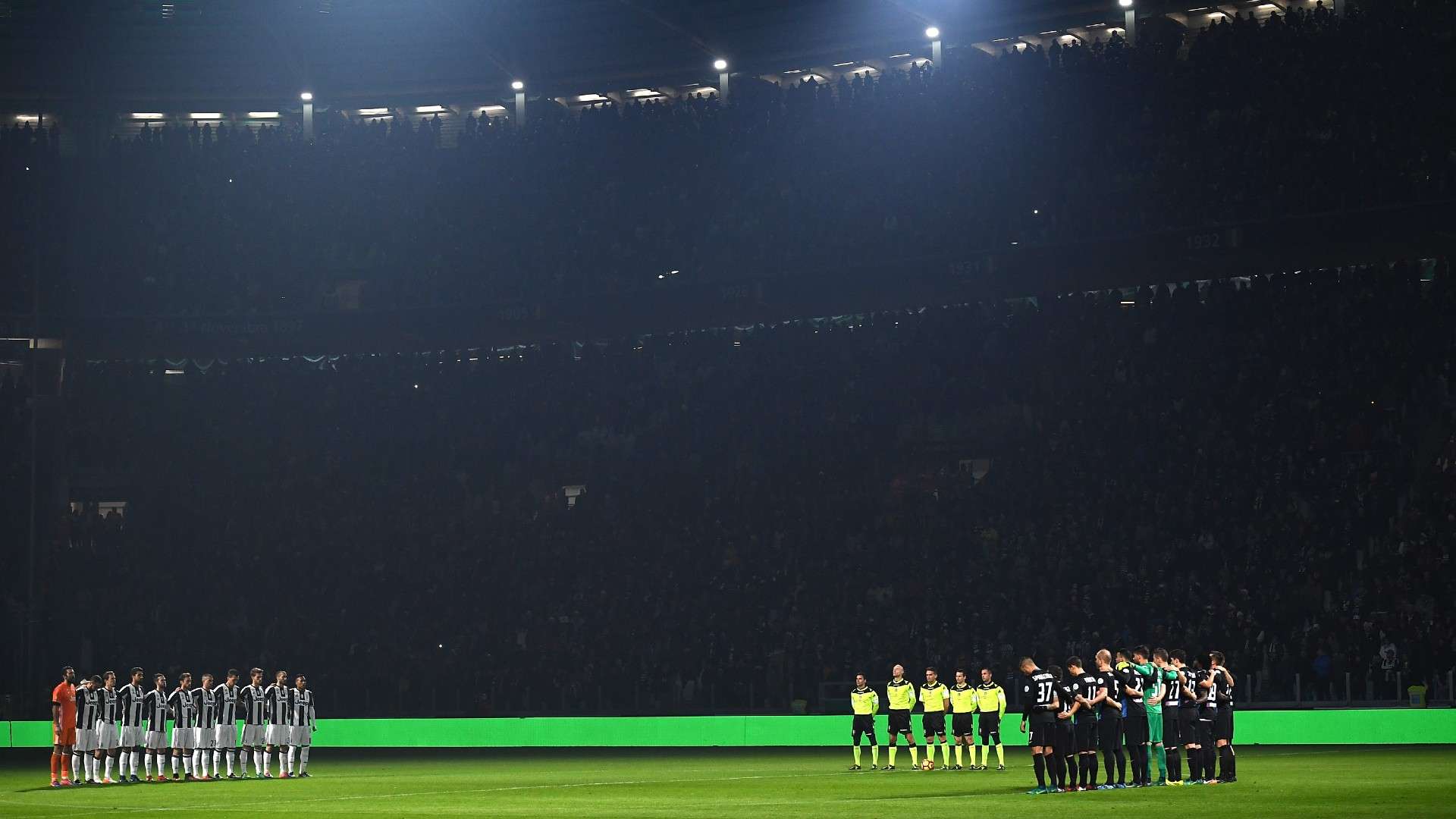 Allianz Stadium silence