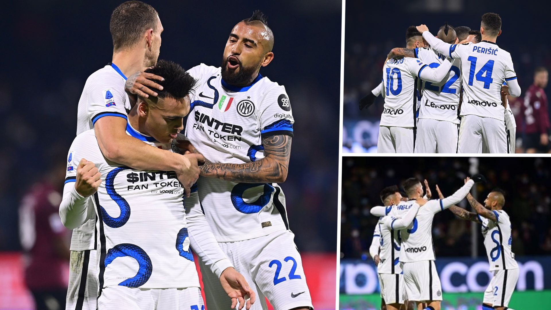 Arturo Vidal en Salernitana Inter 171221