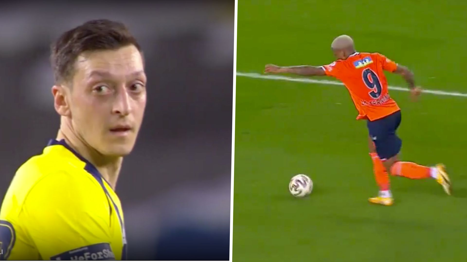 Özil y Junior Fernandes Istanbul Fenerbahçe 090221