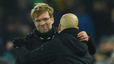 Jurgen Klopp Pep Guardiola Liverpool Manchester City