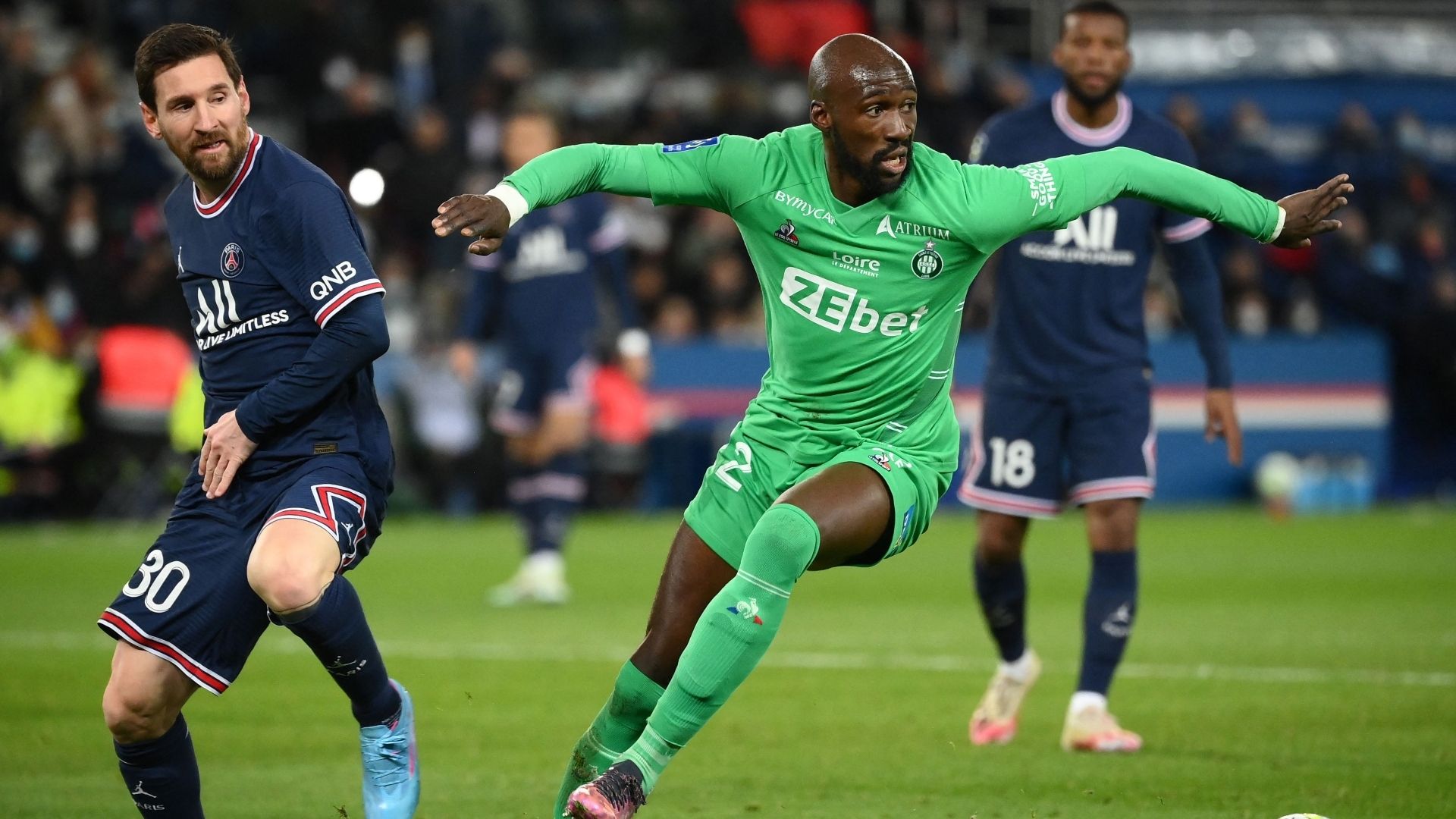 Mangala Messi PSG ASSE