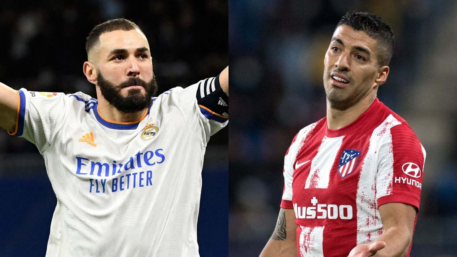 Karim Benzema Real Madrid Luis Suarez Atletico Madrid