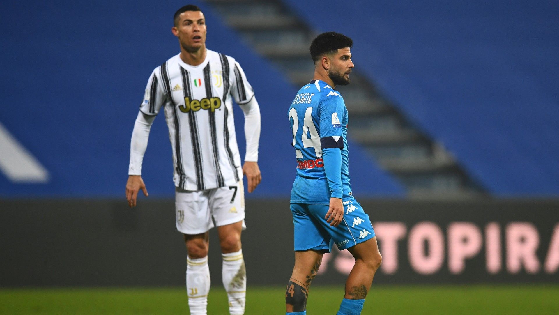 Cristiano Ronaldo Lorenzo Insigne Juventus Napoli