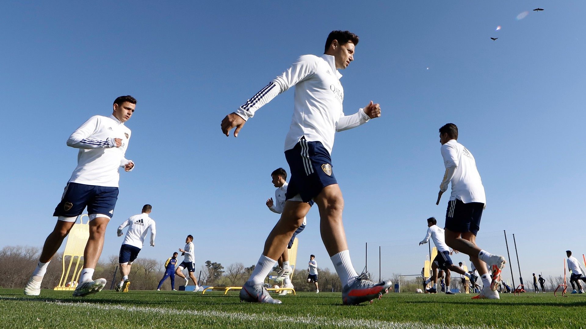 Boca Entrenamiento Coronavirus 2020