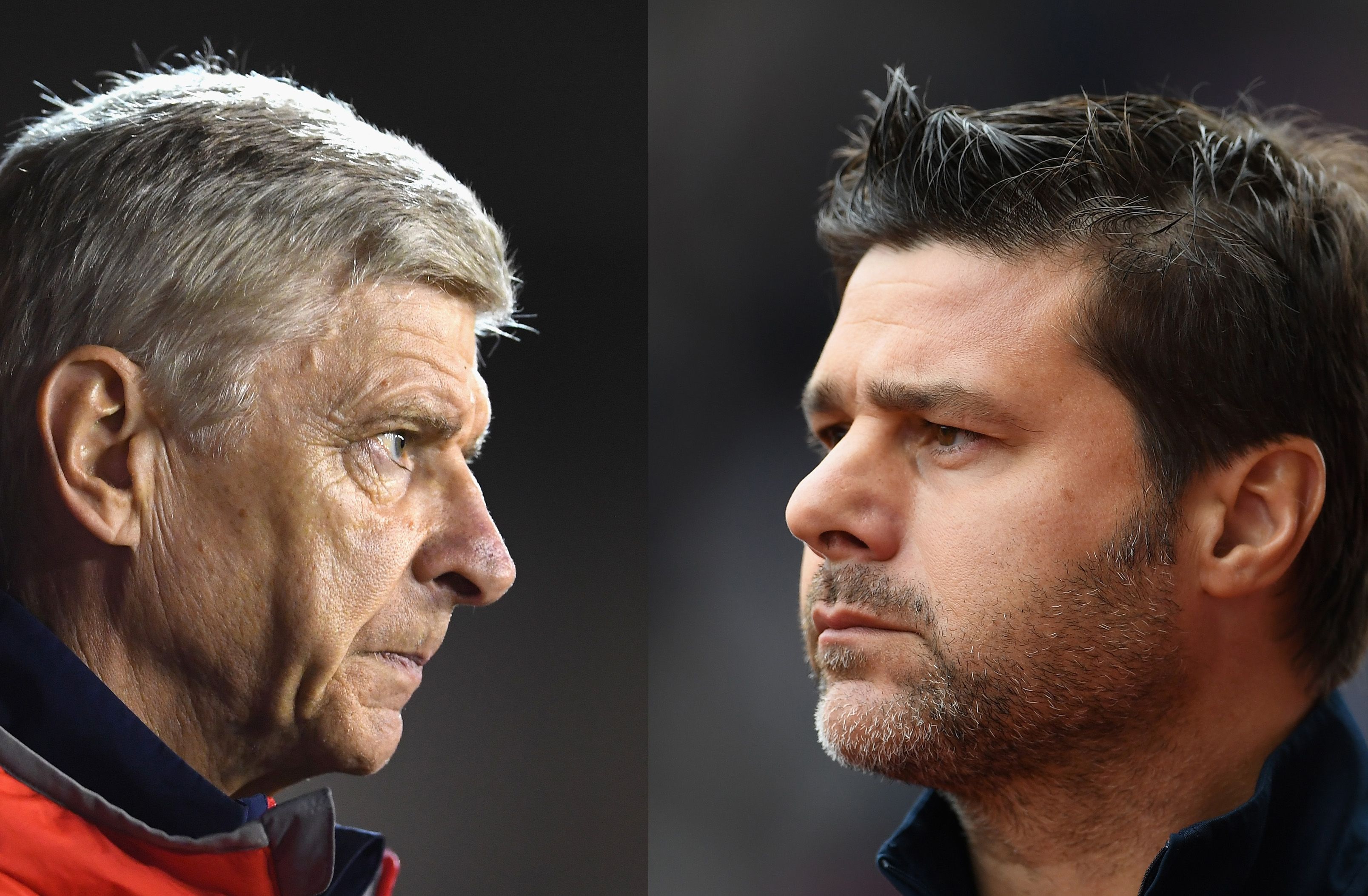 Arsene Wenger vs Maurizio Pochettino