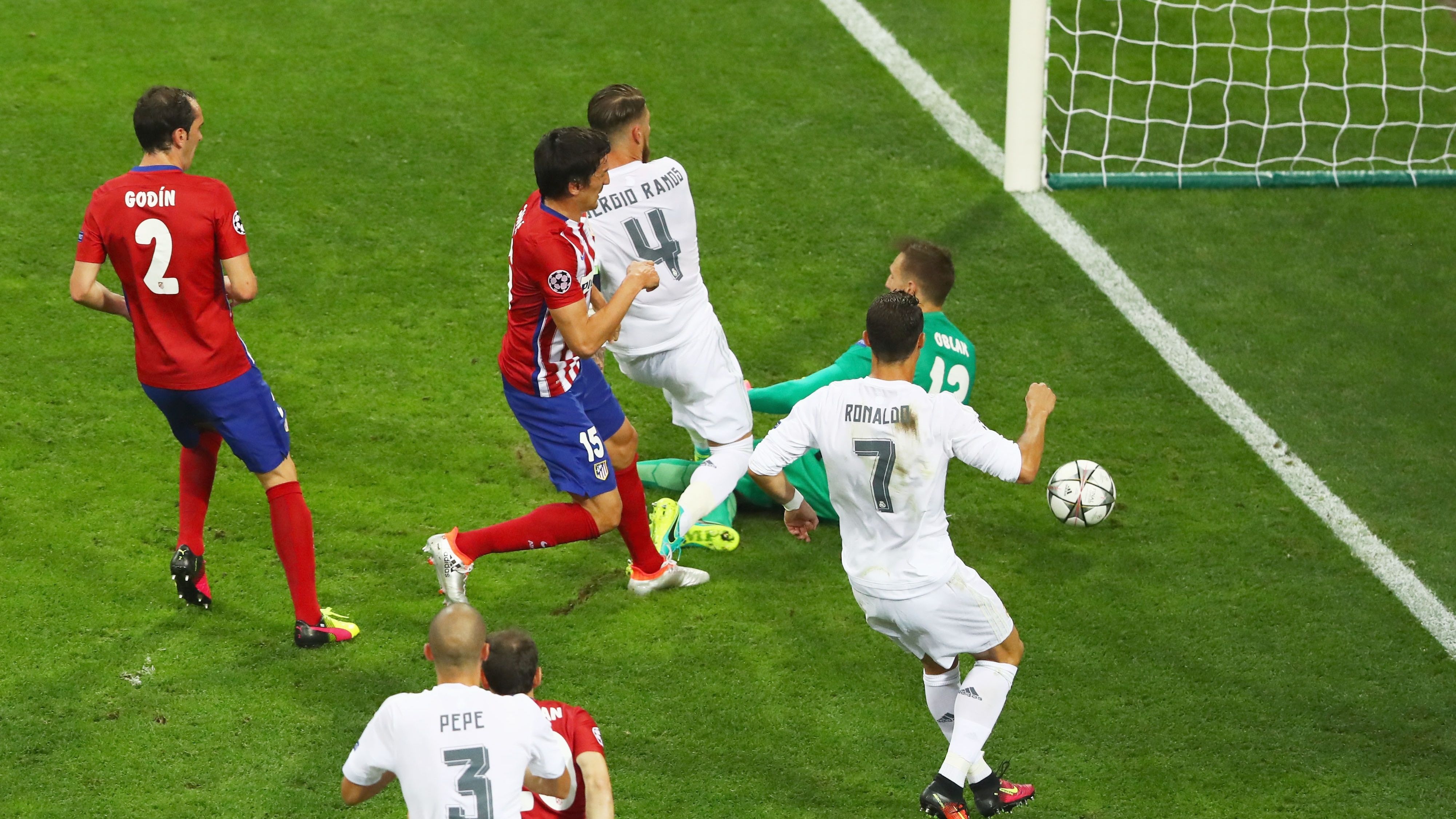 Sergio Ramos's goal in UCL final 2016