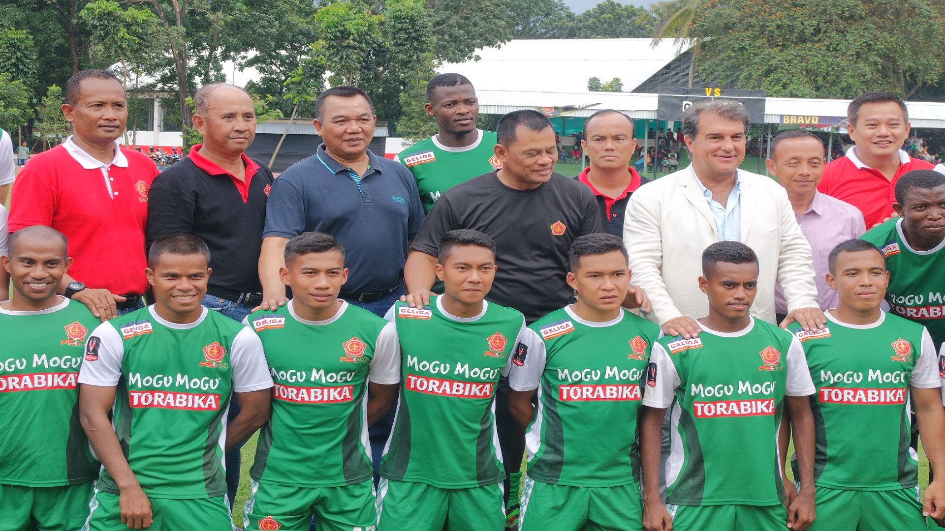 Joan Laporta, Peter Lim dan PS TNI