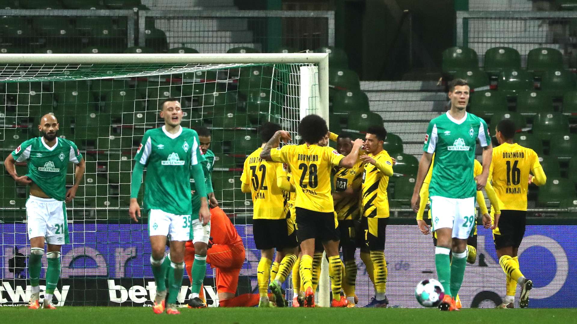 Dortmund gegen Bremen Bundesliga Bellingham 17042021