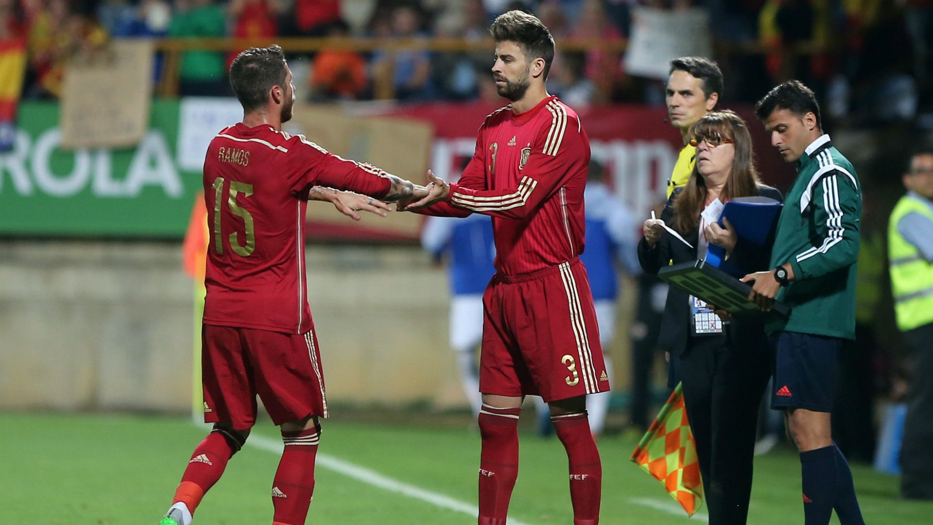 Sergio Ramos Gerard Pique Spain Costa Rica 11062015
