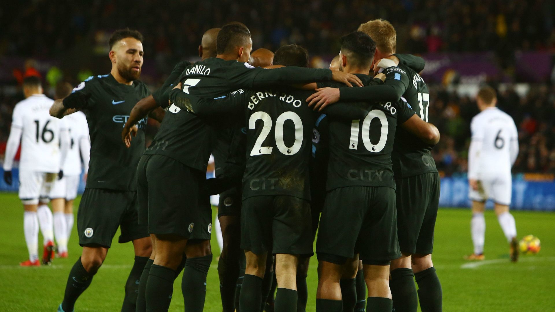 Manchester City celebrate