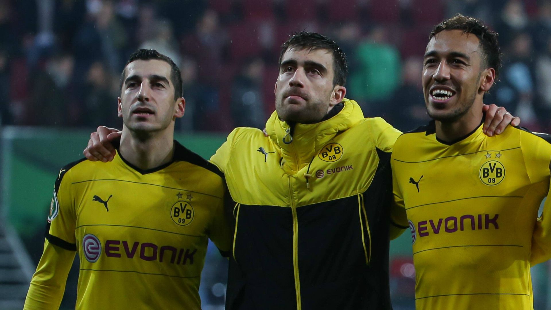 ONLY GERMANY Sokratis Henrikh Mkhitaryan Pierre Emerick Aubameyang