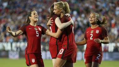Kelley O'Hara Rose Lavelle Allie Long Mallory Pugh USWNT