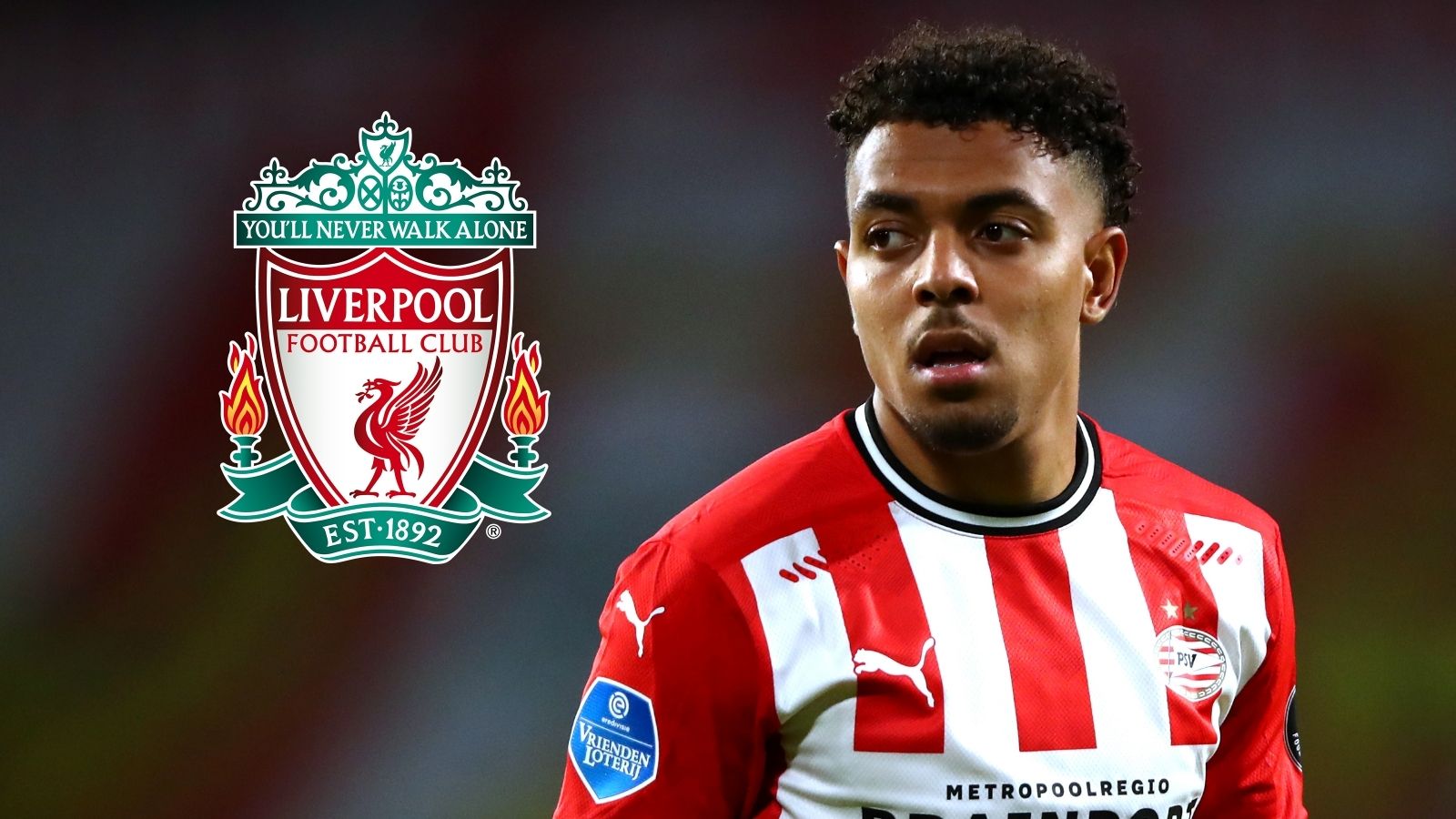 Donyell Malen PSV Eindhoven Liverpool