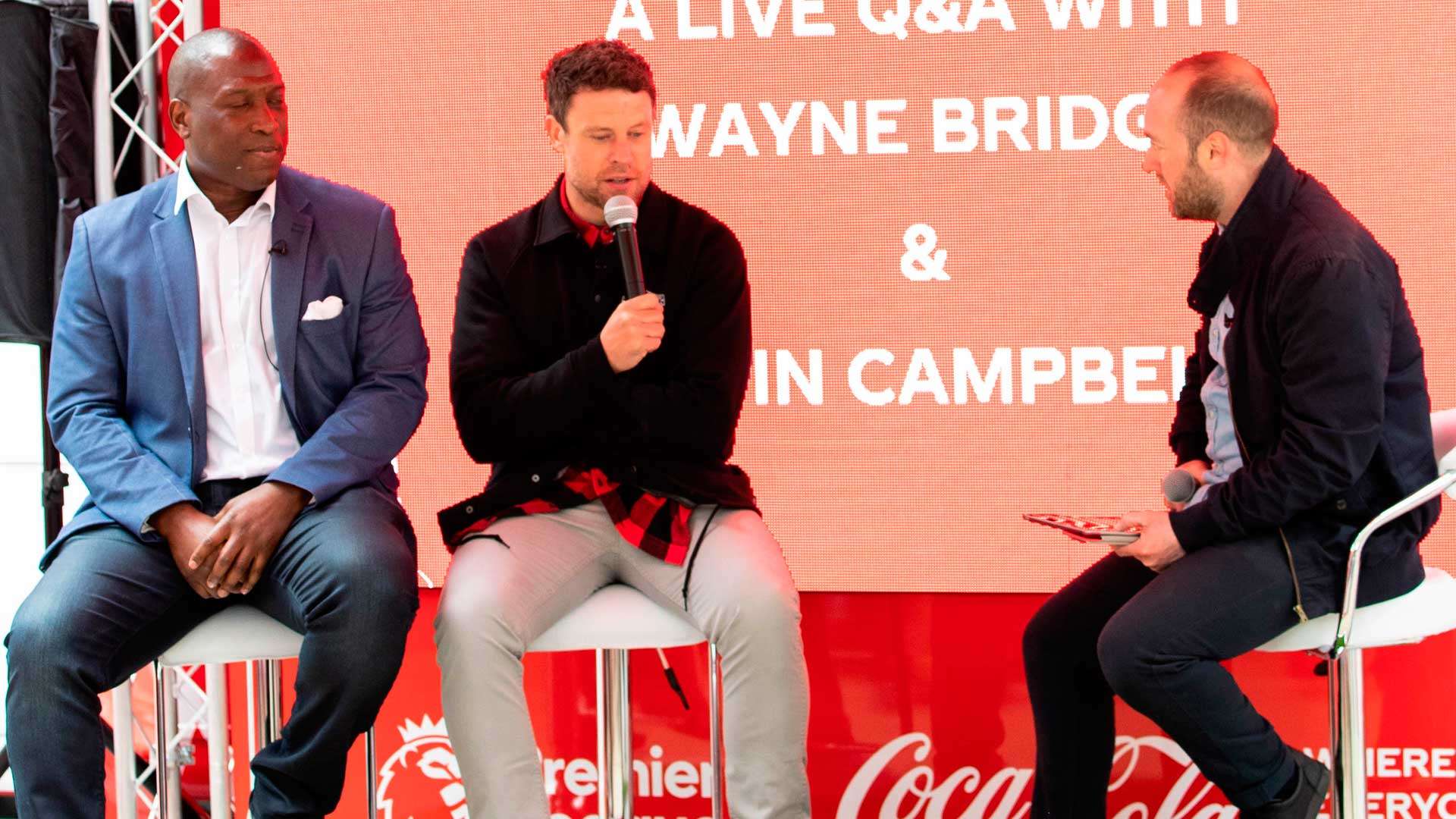 Wayne Bridge and Kevin Campbell