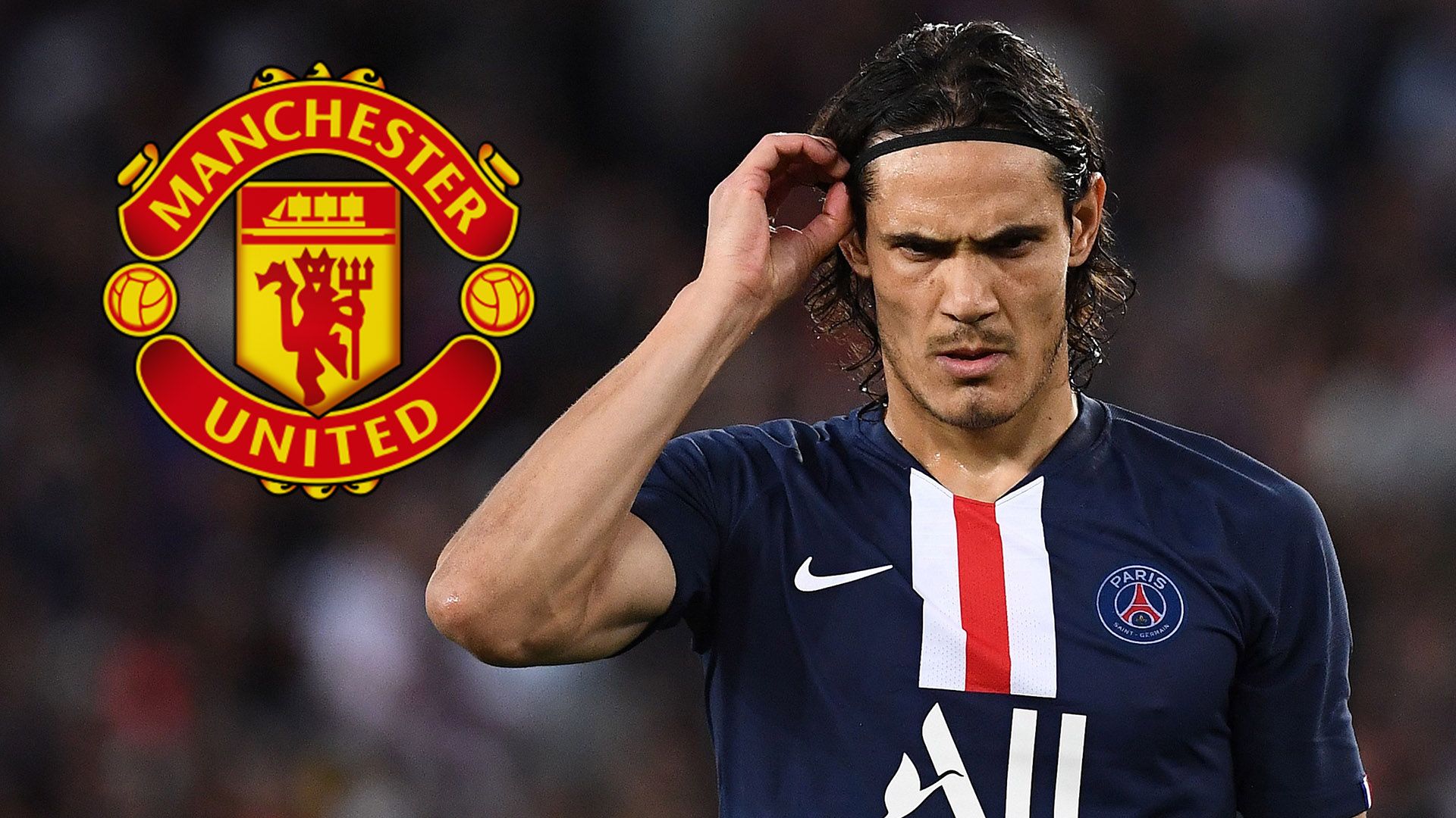 Edinson Cavani PSG Man Utd