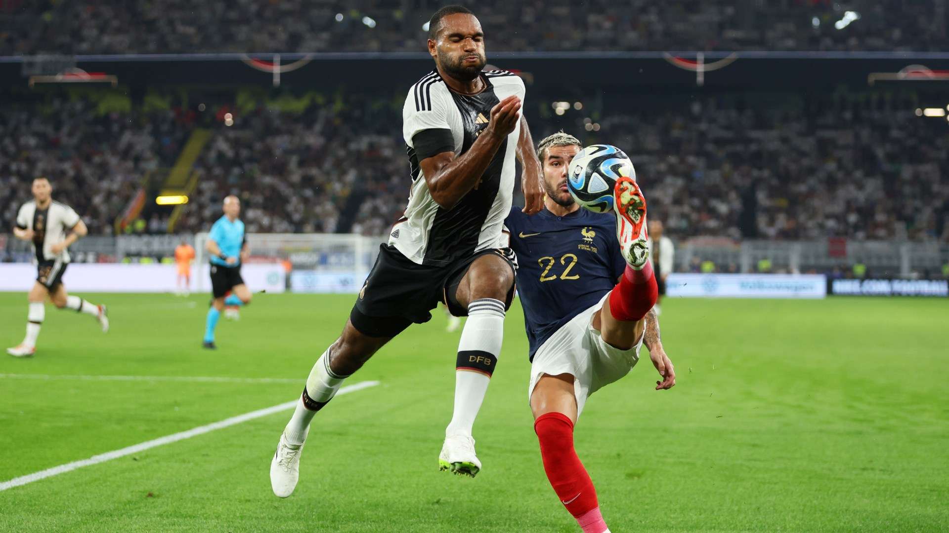 Jonathan Tah Theo Hernandez Germany France Friendly 2023