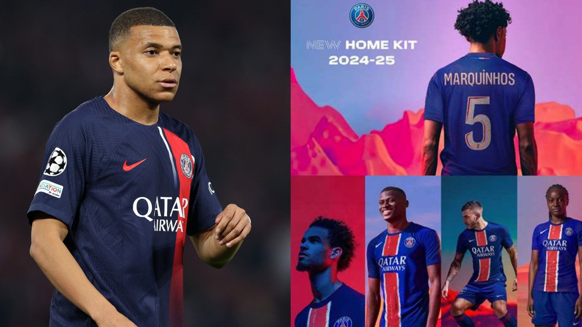 Psg kit mbappe on sale
