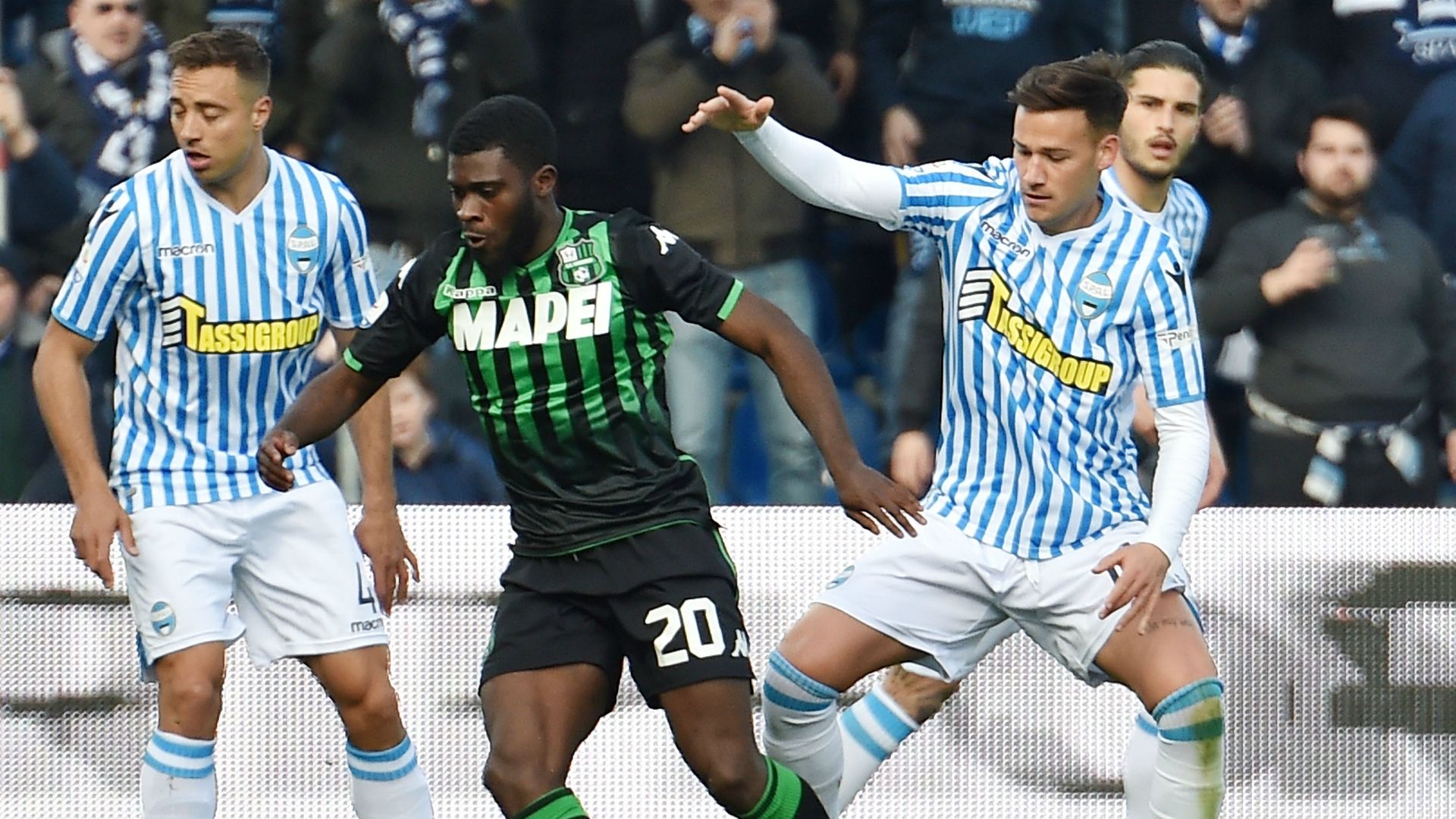 Jeremie Boga Alessandro Murgia Sassuolo SPAL Serie A