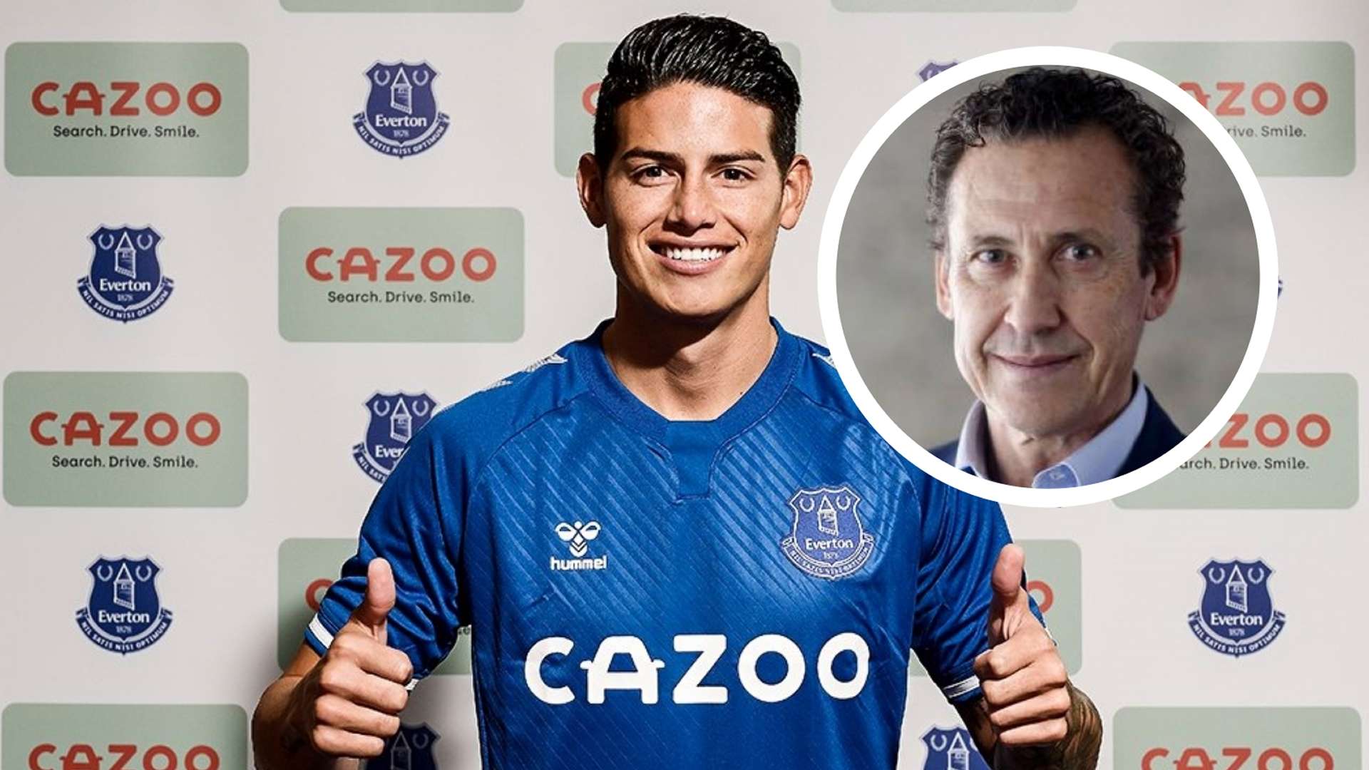 James Rodríguez Jorge Valdano Everton 2020