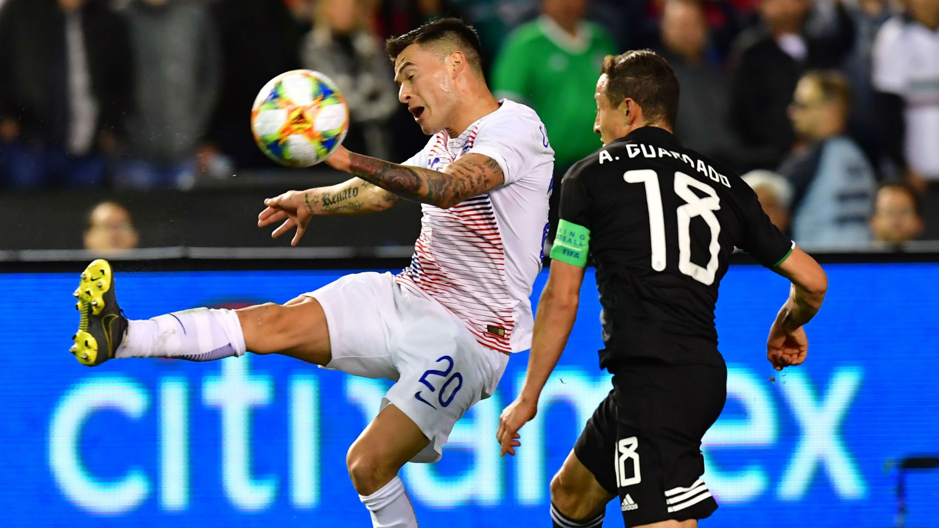 Charles Aranguiz Andres Guardado Mexico Chile friendlies 22032019
