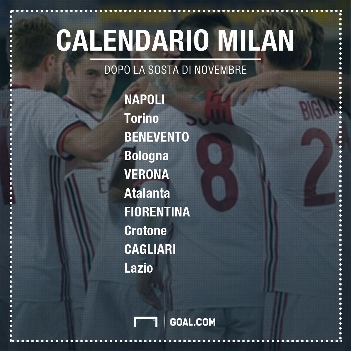 Calendario Milan PS