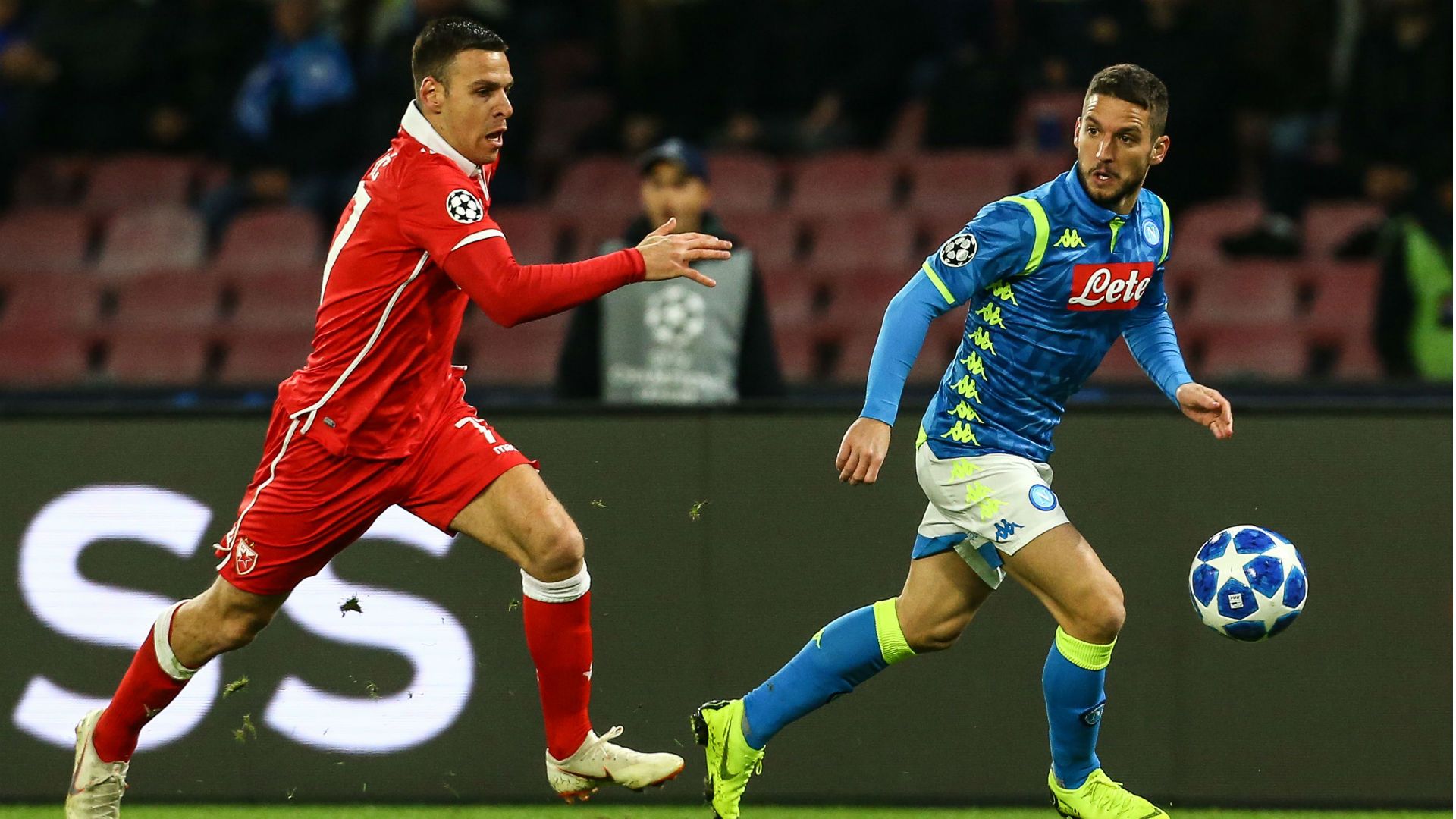 Mertens Napoli Crvena zvezda Champions League