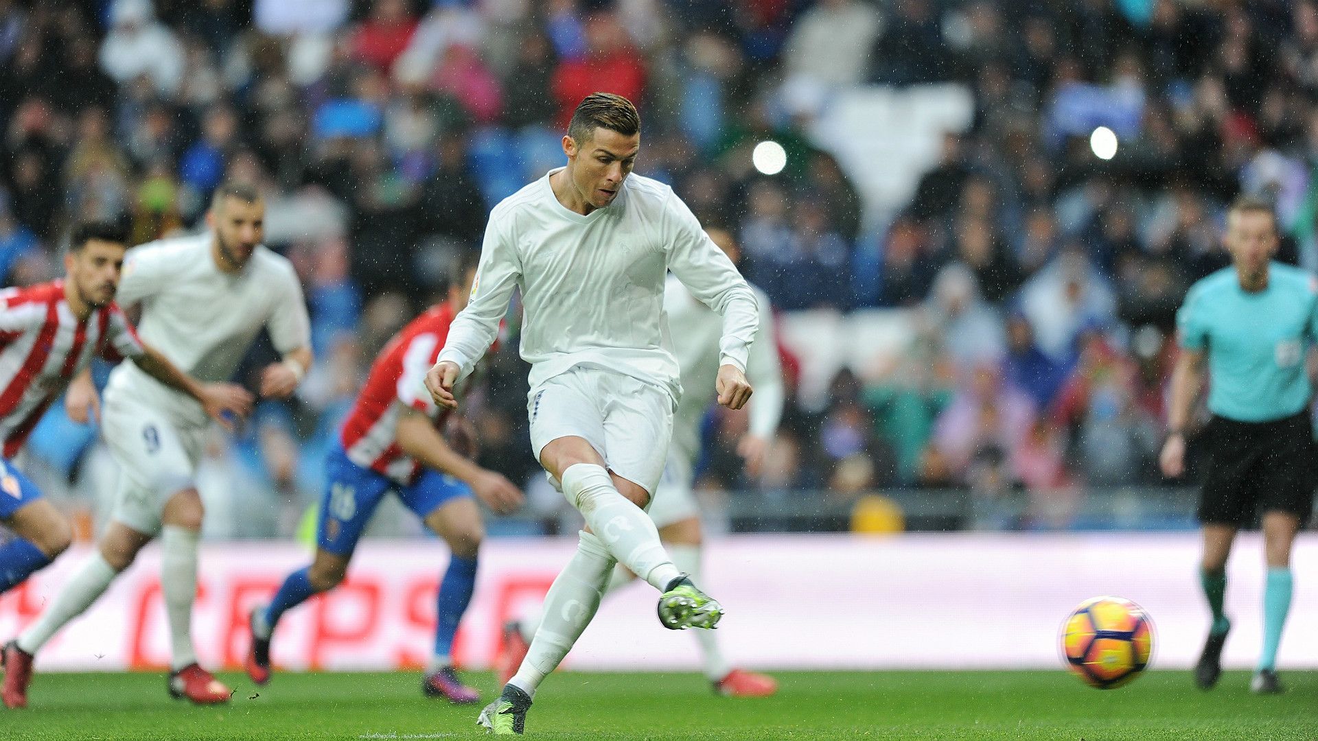 Cristiano Ronaldo Real Madrid Sporting Gijon La Liga 26112016