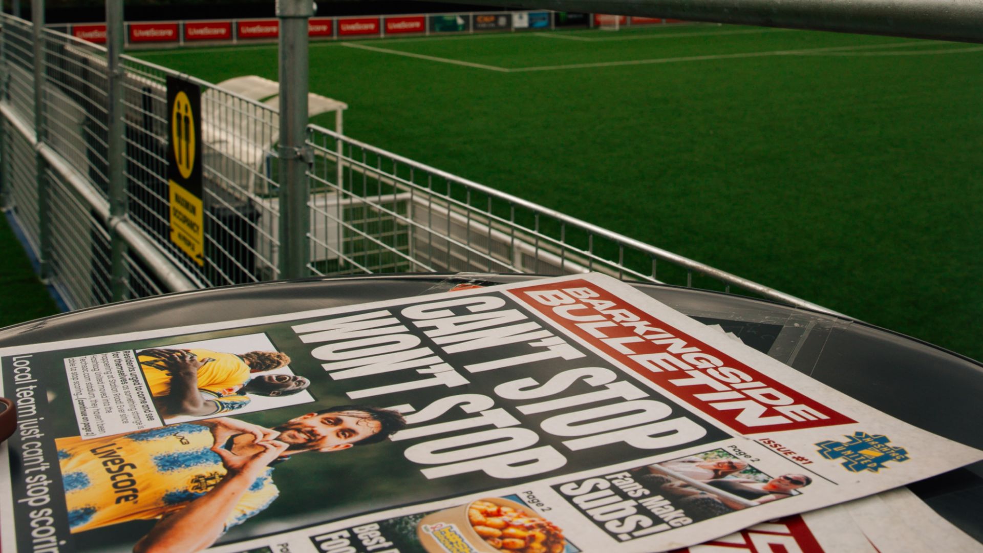 Hashtag United stadium