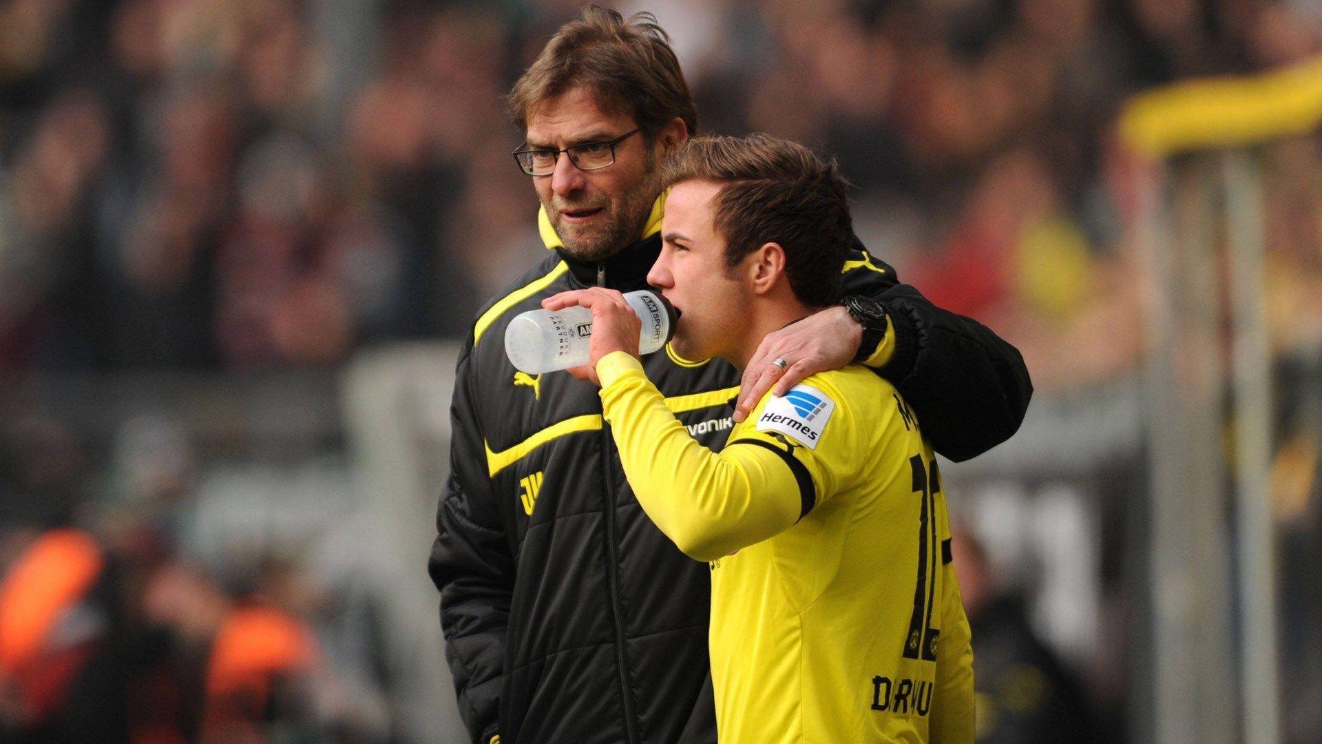 Mario Gotze Jurgen Klopp Borussia Dortmund 2013