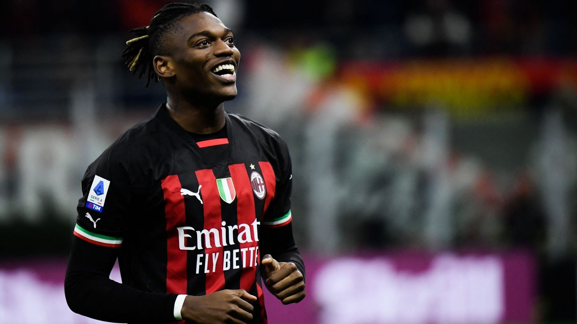 Rafael Leao Milan Fiorentina Serie A