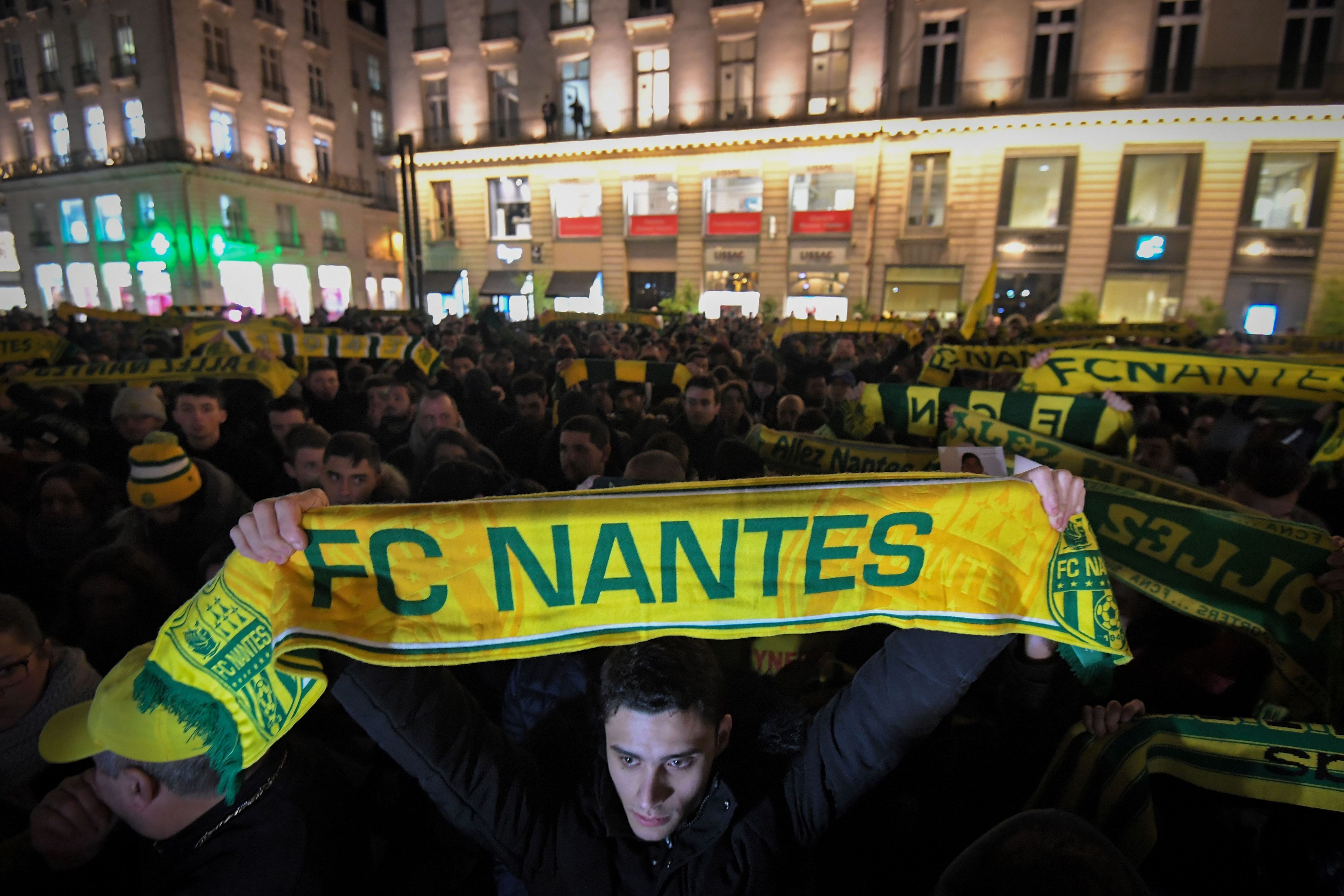 Nantes supporters
